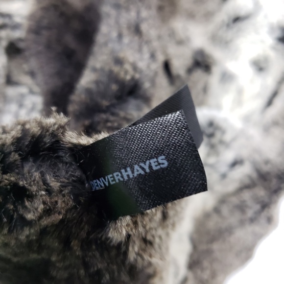 Denver Hayes Plush Fur Infinity Scarf - Picture 4 of 5